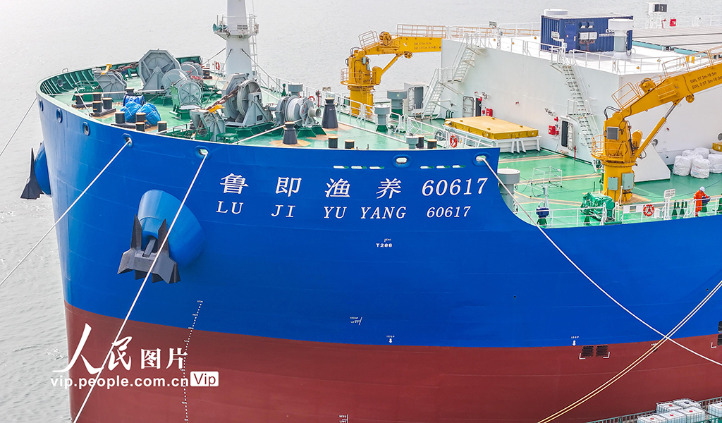 全球首艘15萬(wàn)噸級(jí)智慧漁業(yè)養(yǎng)殖工船在山東青島交付運(yùn)營(yíng)【5】