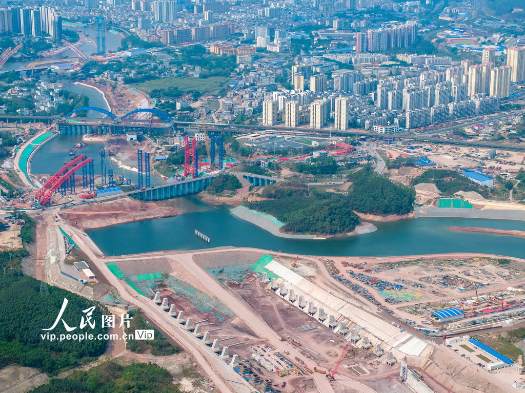 廣西欽州：平陸運(yùn)河建設(shè)有序推進(jìn)【2】
