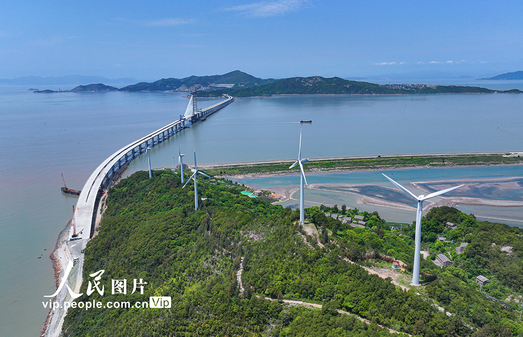 浙江溫州：洞頭峽跨海大橋合龍【2】