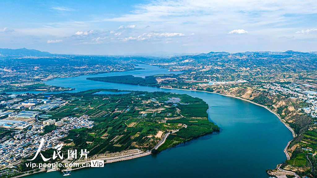 河南三門峽：黃河兩岸生態(tài)美