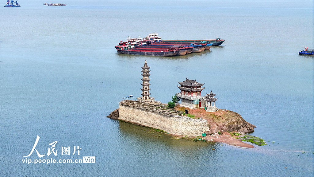 江西廬山：鄱陽湖水位上漲 再現(xiàn)“湖面落星”景觀【5】