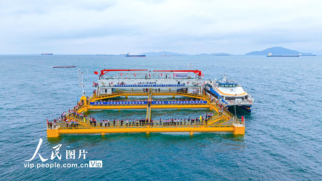 廣東珠海：現(xiàn)代化海洋牧場“標準海”樣板區(qū)投產(chǎn)【4】