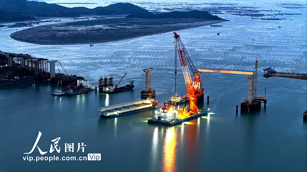 福建霞浦：東吾洋特大橋建設(shè)有序推進(jìn)【2】