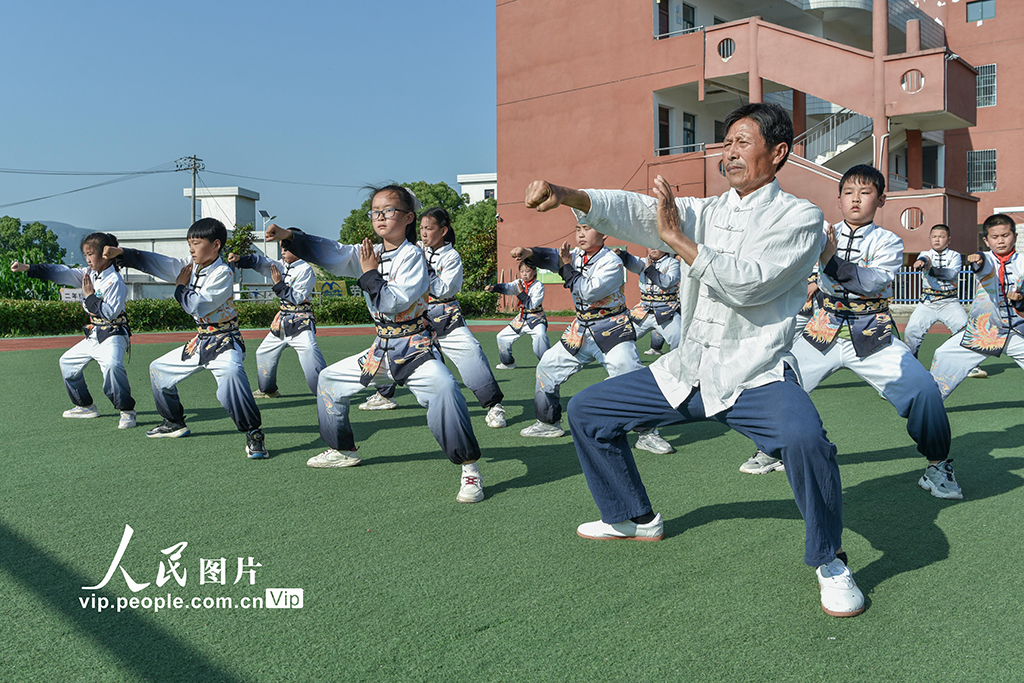 安徽銅陵：武術(shù)進校園 非遺共傳承【6】