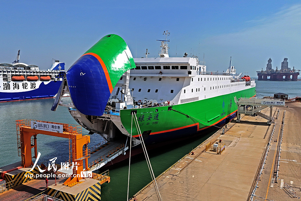 山東煙臺(tái)：渤海輪渡新能源汽車運(yùn)輸船投入煙臺(tái)—大連航線運(yùn)營(yíng)【5】